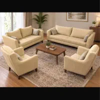 مبل راحتی ۷نفره + میز ناهار خوری ۶نفره شیک و نو
