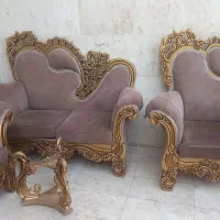 مبل سلطنتی ۷ نفره فروشی|مبلمان خانگی و میز عسلی|سیرجان, |دیوار
