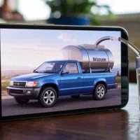 آبرسانی با تانکر ۲هزار لیتری نیسانی