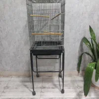 قفس پرنده همراه با پایه