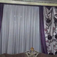 تتوسایل منزل)پرده پذیرایی وپرده زبرا برای اشپزخانه|پرده، رانر، رومیزی|رشت, توشیبا|دیوار