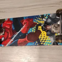 اسکیت برد فایبر گلاس طرح مرد عنکبوتی|دوچرخه، اسکیت، اسکوتر|کرمان, |دیوار