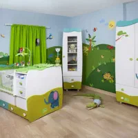 تخت و کمد نوزاد نوجوان آپادانا