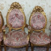 مبلمان سلطنتی طلایی|مبلمان خانگی و میز عسلی|اسلام‌شهر, شهرک قائمیه|دیوار