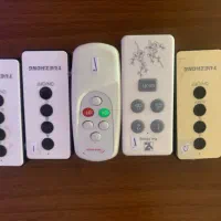 ۵ عدد لوستر کریستالی کنترل دار بزرگ و کوچیک|لوستر و چراغ آویز|شیراز, شهرک بهشتی|دیوار