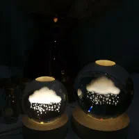 گوی کریستالی چراغ خواب|چراغ خواب و آباژور|تربتحیدریه, باغ ملی|دیوار