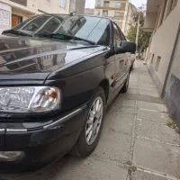 پژو پارس مشکی مدل 91 دوگانه سوزکارخونه پر کلاغی