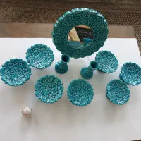 ظروف سفالی هفت سین، نو و سالم سالم