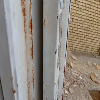 فروش درب حیاط ماشین رو۳لنگه سنگین وزن سالم|مصالح و تجهیزات ساختمان|شیراز, پودنک|دیوار