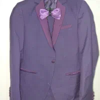 کت و شلوار مردانه سایز ۴۴ رنگ بادمجانی