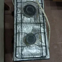 گاز دو شعله رومیزی همراه با میز