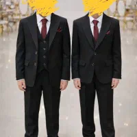دو دست کت شلوارو دوجفت کفش مجلسی پسرانه سن۹تا۱۱سال