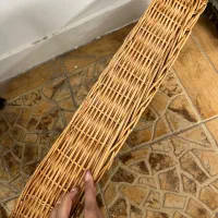 سبد حصیری گل