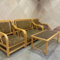 مبلمان راحتی ۸نفره چوبی|مبلمان خانگی و میز عسلی|تهران, شهرک نفت|دیوار