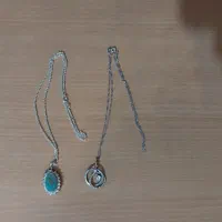 گردنبند نقره  سنگ فیروزه و ساعت مچی|بدلیجات|تهران, جنت‌آباد جنوبی|دیوار