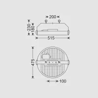 پروژکتور ۲۰۰ وات مازی نور|لامپ و چراغ|اصفهان, جلفا|دیوار
