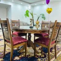 ناهار خوری۴ نفره چوب راش مناسب جهیزیه نونو