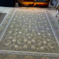 فرش۱۲۰۰شانه با تراکم۳۶۰۰ کاشان نخی با گارانتی|فرش|خرمآباد, |دیوار