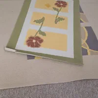 دوعدد فرش گلیم