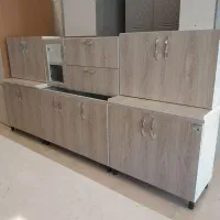 کابینت گالــوانیــزه درب چوب|مصالح و تجهیزات ساختمان|سراب, |دیوار