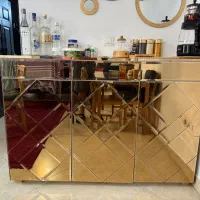 کنسول چوب و اینه