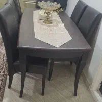 میز۶نفره وکیوم کاملا یالم بدون شکستگی وخط خوردگی