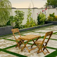 میز صندلی چوبی تاشو|میز و صندلی غذاخوری|لاهیجان, شقایق|دیوار