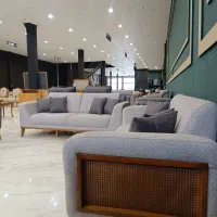 مدل مینیمال راحتی حصیری + طرح تعویض ازم دم قسط|مبلمان خانگی و میز عسلی|مشهد, گرجی علیا|دیوار