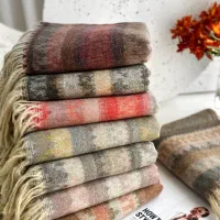 شال موهر پاییزه و زمستانه طرح سرخ پوستی