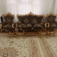یک دست مبل استیل با ۳ عدد میز عسلی د. حد نو|مبلمان خانگی و میز عسلی|مشهد, امام خمینی|دیوار