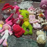 تعدادی عروسک با هم به قیمت 800تومان|اسباببازی بچه|رشت, یخسازی|دیوار
