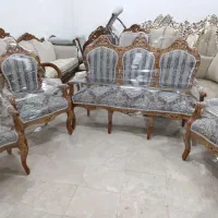 مبل سلطنتی ۹نفره|مبلمان خانگی و میز عسلی|خرم‌آباد, |دیوار