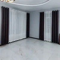 پرده پانچی پذیرایی چکی