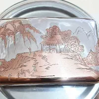 جاسیگاری ژاپنی - 110 گرم نقره 950 - عتیقه