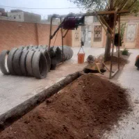 کندن چاه فاضلاب با کول. چاه ارت. پی کنی.