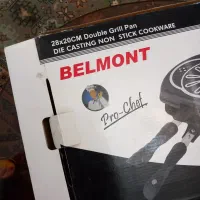 ماهیتابه چدن دو طرفه مارک( بلمونت BLMONT ) 20x28|ظروف پخت‌وپز|پرند, فاز ۵|دیوار