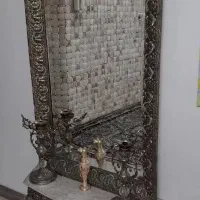 آیینه وشمعدان تمام برنج