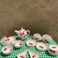 سرویس صبحانه خوری گیلاسی/پاسماوری ست تک نفره دستسا