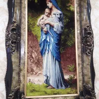 تابلو فرش مریم مقدس (س) ابعاد ۷۲×۳۷