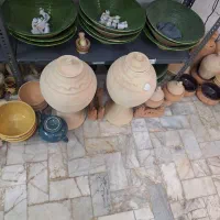 کوزه سفالی طرح جدید شیردار