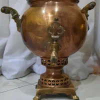 پارچ برنجی قدیمی و سماور ذغالی برنجی|کلکسیون اشیاء عتیقه|کرج, کوی امامیه|دیوار