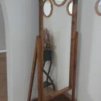 آینه گنبدی با چوب نراد روسی ابعاد 75 در ۱۸۰|آینه|یزد, |دیوار