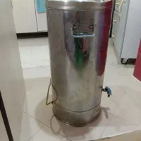 سماور برقی ۳۰ لیتری استیل ورق زخیم قدیمی