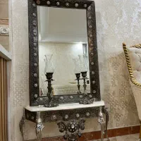 آیینه شمعدان برنج