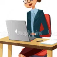 منشی،تلفنی،کارمند،نیمه وقت