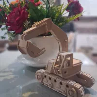 بیل مکانیکی چوبی