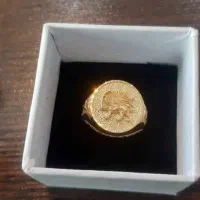 انگشتر طلا مردانه با فاکتور نو نو