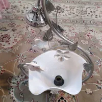 فروش  ۲  عددلوستر ویک عدد گاردر رومیزی آشپزخانه|لوستر و چراغ آویز|قم, عمار یاسر|دیوار