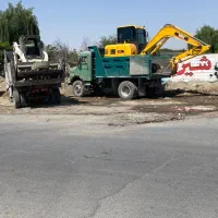 بابکت مینی بیل حمل نخاله مصالح کل کرج