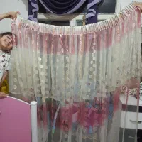 پرده حریر زیبا|پرده، رانر، رومیزی|تهران, کاج|دیوار